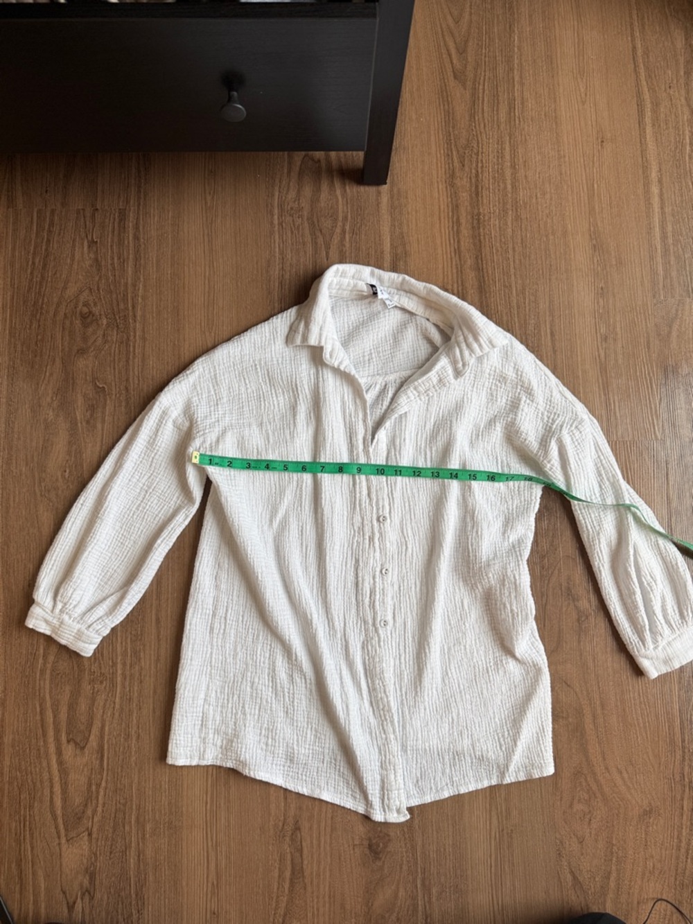 Princess Polly White Gauze Button Up Shirt